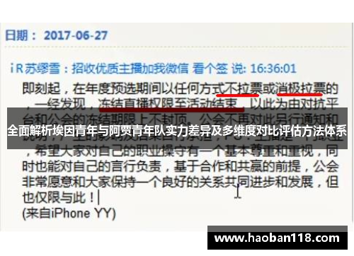全面解析埃因青年与阿贾青年队实力差异及多维度对比评估方法体系